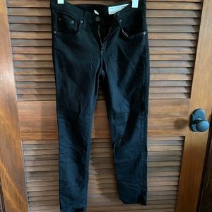 Rag and bone black capri jeans